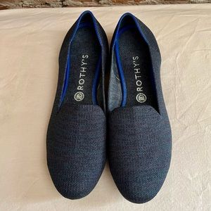 Rothy’s The Loafer, Navy Heather, size 10.5, originally $165